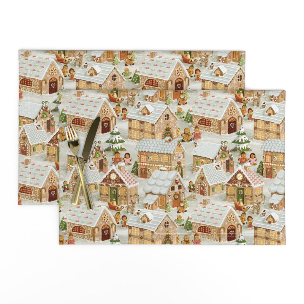 Gingerbread Village (vintage)50