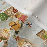 Gingerbread Village (vintage)50