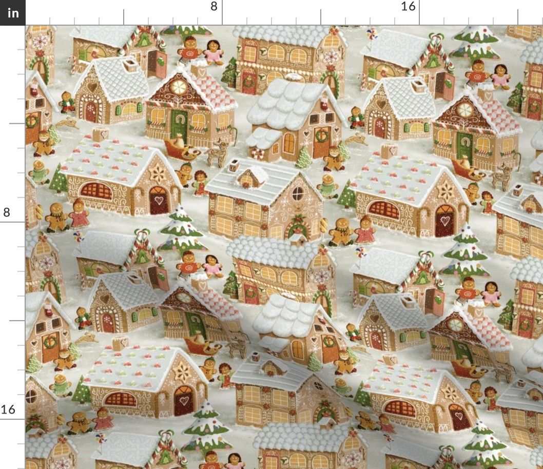 Gingerbread Village (vintage)50