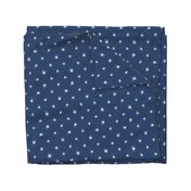 Dotted Watercolor Suns on Navy