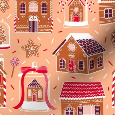 Gingerbread Houses and Sweets Candies