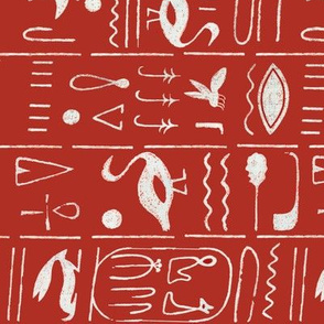 Egyptian Fabric Red