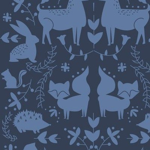 Forest Animals- Blue Coloration