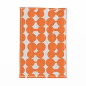 Dumbbell Dots_Ivory_Light Orange