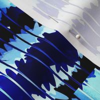 Shibori Feather Dot Blotch Mod / Blue  