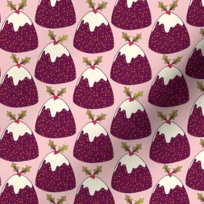 Christmas pudding in pink by Pippa Shaw