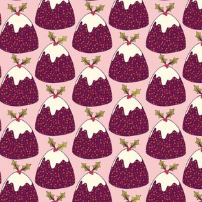 Christmas pudding in pink by Pippa Shaw
