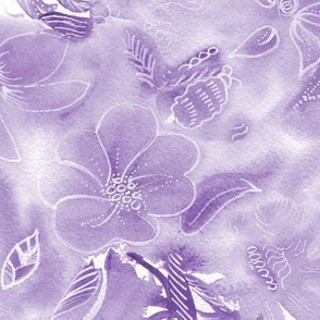 Tropical Purple Floral