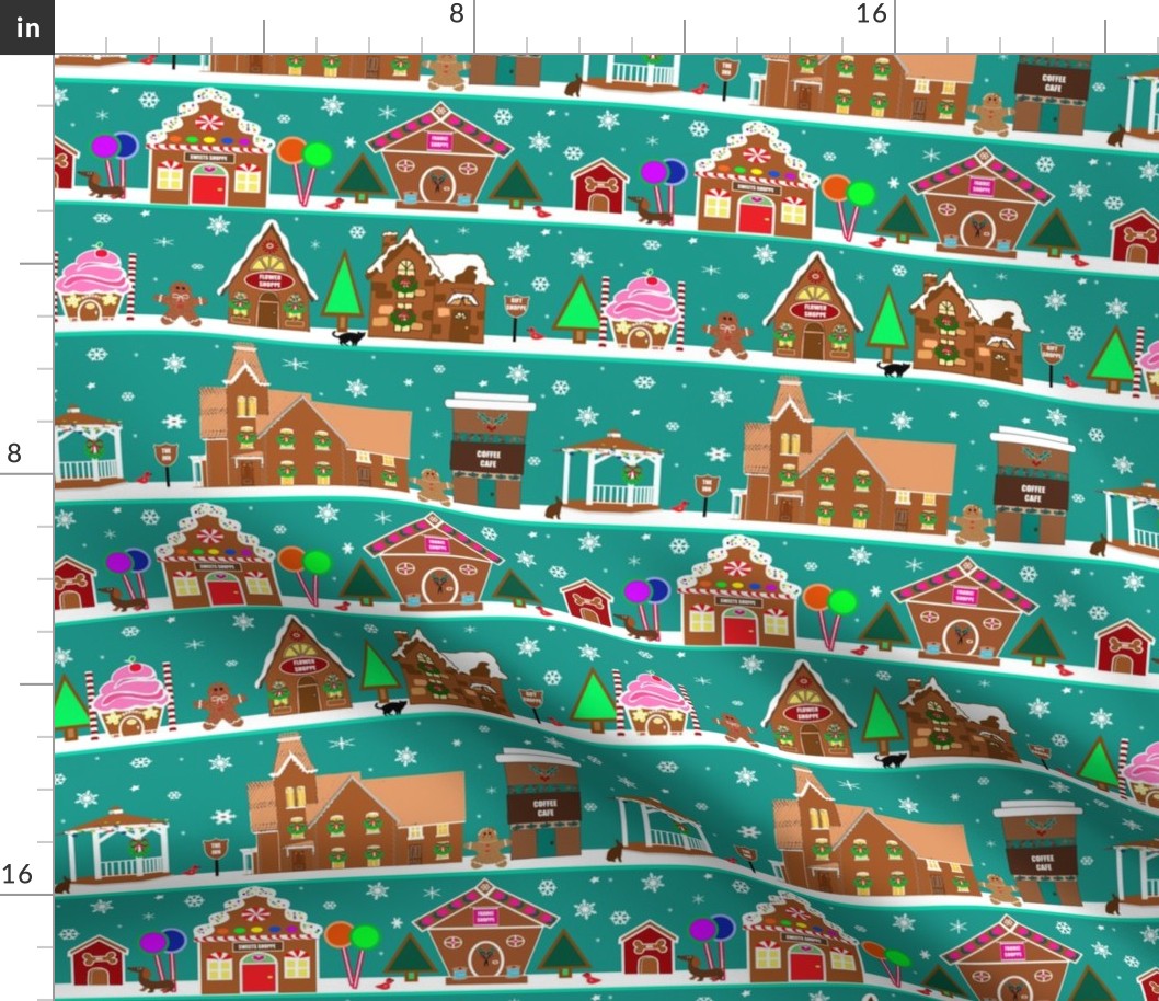 Gingerbread House Village