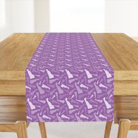 Delaware State Shape Pattern Purple Light Purple