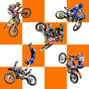 Dirtbike Stunts Orange