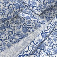 Chintz China Blue floral by Jac Slade