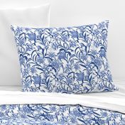 Chintz China Blue floral by Jac Slade