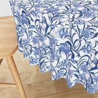 Chintz China Blue floral by Jac Slade