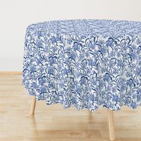 Chintz China Blue floral by Jac Slade