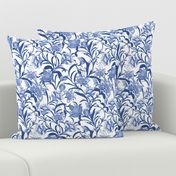 Chintz China Blue floral by Jac Slade