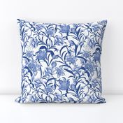 Chintz China Blue floral by Jac Slade