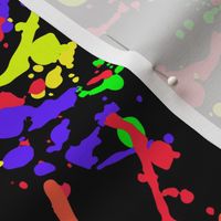 Bright abstract colorful splatter