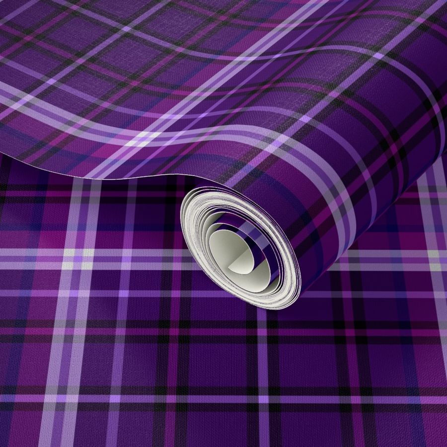 Purple Tartan Plaid