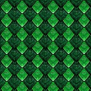 Dragon Scale Cartoon - Green