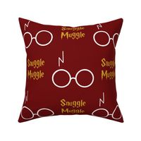 wizard glasses - maroon 