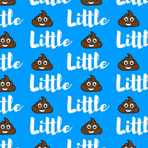 little poo emoji blue