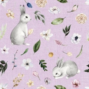 Spring Bunnies // Lavender