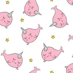 random pink narwhals