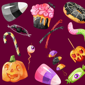 Purple Halloween Treats