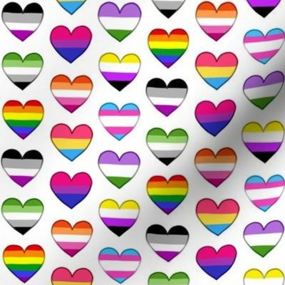 Pride Hearts Small