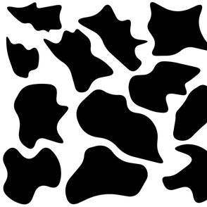 Abstract cow print