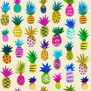 Pineapple Fun / Cream / Small Scale