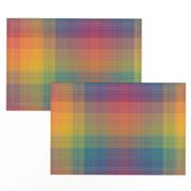 Fine Rainbow Plaid - Large Scale