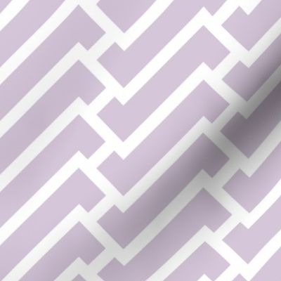 fretwork in lilac