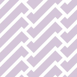 fretwork in lilac