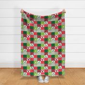 patchwork christmas pattern