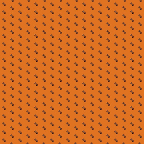 Dog Paws on Orange