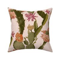 BLOOMING CACTI - VINTAGE BLUSH