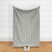 vintage floral sage green