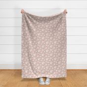 vintage floral baby pink