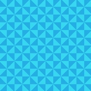 Geometric Pattern: Square Triangle: Light Blue