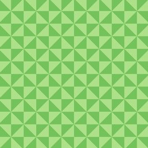 Geometric Pattern: Square Triangle: Light Green