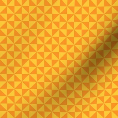 Geometric Pattern: Square Triangle: Light Orange