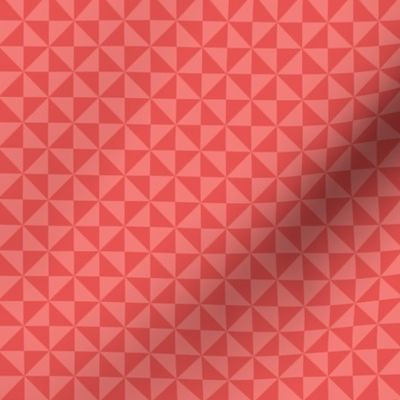 Geometric Pattern: Square Triangle: Light Red
