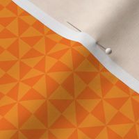 Geometric Pattern: Square Triangle: Dark Orange