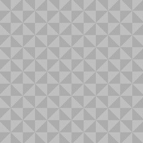 Geometric Pattern: Square Triangle: Monochrome Grey Ash