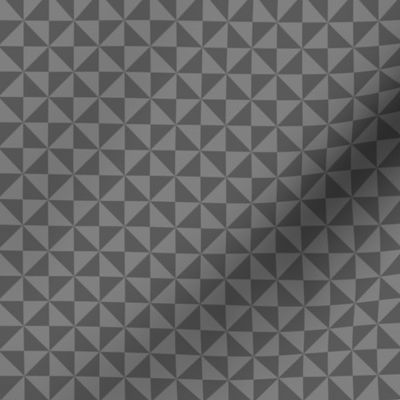Geometric Pattern: Square Triangle: Monochrome Grey Thunder
