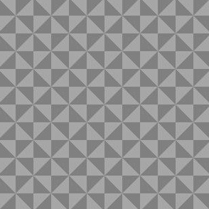Geometric Pattern: Square Triangle: Monochrome Grey Storm