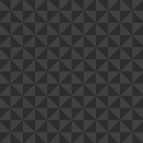 Geometric Pattern: Square Triangle: Monochrome Grey Charcoal