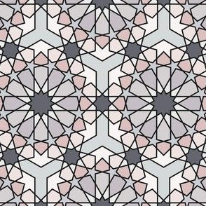 Geometric Pattern: Arabic Tiles: Winter